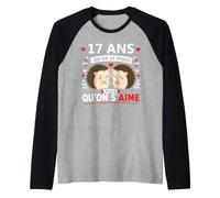 Humour 17 Ans Mariage Couple Anniversaire Amour 17 Ans Manche Raglan