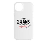 Humour 24 Ans à Signer Anniversaire Signature 24 Ans Coque pour iPhone 14 Plus