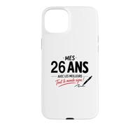 Humour 26 Ans à Signer Anniversaire Signature 26 Ans Coque pour iPhone 15 Plus