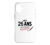 Humour 26 Ans à Signer Anniversaire Signature 26 Ans Coque pour iPhone 16 Plus