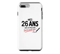 Humour 26 Ans à Signer Anniversaire Signature 26 Ans Coque pour iPhone 7 Plus/8 Plus