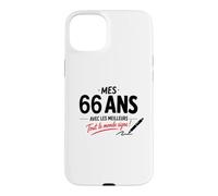 Humour 66 Ans à Signer Anniversaire Signature 66 Ans Coque pour iPhone 15 Plus