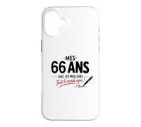 Humour 66 Ans à Signer Anniversaire Signature 66 Ans Coque pour iPhone 16 Plus