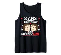 Humour 8 Ans Mariage Couple Anniversaire Amour 8 Ans Débardeur