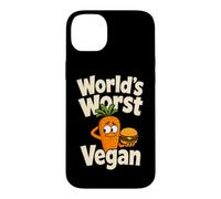 Humour à Base de Plantes au Pire Hamburger végétalien au Monde Coque pour iPhone 14 Plus