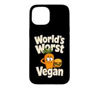 Humour à Base de Plantes au Pire Hamburger végétalien au Monde Coque pour iPhone 15