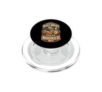 Humour à moitié réveillé Typographie Amusante PopSockets PopGrip pour MagSafe