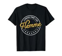 Humour Ado Je Peux Pas J'Ai flemme T-Shirt Graphique avec Valeur, Homme, Noir, XL