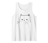 Humour Adulte drôle Chat du Milieu Cat Middle Finger Débardeur
