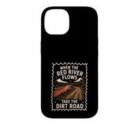 Humour Adulte Red River Flows Take The Dirt Road Coque pour iPhone 14
