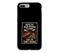 Humour Adulte Red River Flows Take The Dirt Road Coque pour iPhone 7 Plus/8 Plus