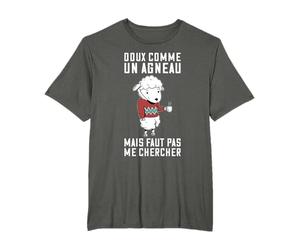 Humour Agneau | Citation Doux Comme Un Agneau | Collègue T-Shirt