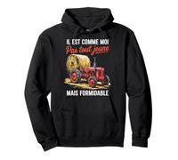 Humour Agriculteur Pas Tout Jeune mais Formidable Tracteur Sweat à Capuche