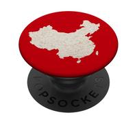 Humour Amazing Foods of the World - China Rice PopSockets PopGrip Adhésif