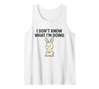 Humour Amusant « Awkward Bunny I Don't Know What I'm Doing » Débardeur