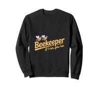 Humour Amusant d'apiculteur Disant si Je Cours tu Cours Sweatshirt