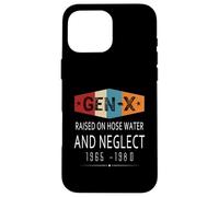 Humour Amusant Gen-X surélevé sur l'eau du Tuyau et négligence Coque pour iPhone 16 Pro Max