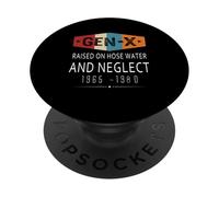 Humour Amusant Gen-X surélevé sur l'eau du Tuyau et négligence PopSockets PopGrip Adhésif