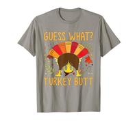 Humour Amusant Thanksgiving Guess What Turkey Butt Humour T-Shirt