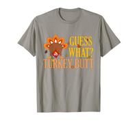 Humour Amusant Thanksgiving Guess What Turkey Butt Humour T-Shirt