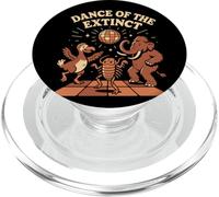 Humour Animal éteint Sciences Blague rétro Disco Danse PopSockets PopGrip pour MagSafe