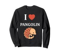 Humour Animaux Bébé Pangolins Mignon i Love Pangolin Sweatshirt