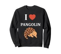 Humour Animaux Bébé Pangolins Mignon i Love Pangolin Sweatshirt