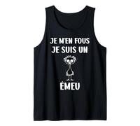 Humour Animaux émeus Je m'en Fous Je suis Un émeu Débardeur