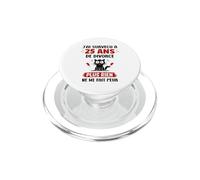 Humour Anniversaire divorcé J’AI Survécu à 25 Ans de Divorce PopSockets PopGrip pour MagSafe