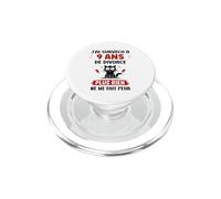 Humour Anniversaire divorcé J’AI Survécu à 9 Ans de Divorce PopSockets PopGrip pour MagSafe