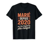 Humour Anniversaire Mariage 2020 Cadeau Marié Depuis 2020 T-Shirt