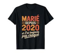 Humour Anniversaire Mariage 2020 Cadeau Marié Depuis 2020 T-Shirt