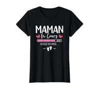 Humour Annonce Premier Bébé Future Maman en Cours 2027 T-Shirt Graphique avec Valeur