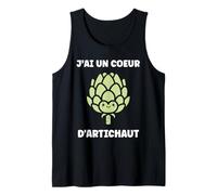 Humour Artichaut Légume j'ai un cœur d'Artichaut Débardeur