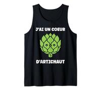 Humour Artichaut Légume j'ai un cœur d'Artichaut Débardeur