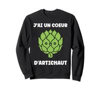 Humour Artichaut Légume j'ai un cœur d'Artichaut Sweatshirt