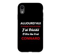 Humour Aujourd'hui J'Ai décidé d'être Un Vrai Connard Coque pour iPhone XR