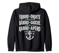 Humour Bateau Tribord Bâbord Rabord Apéro Sweat à Capuche