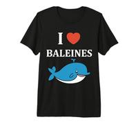 Humour bébé Baleine Mignon Petite Amour i Love Baleines T-Shirt Haut de Gamme