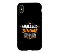 Humour Binôme collègues Meilleur Super Binôme Coque pour iPhone X/XS