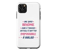 Humour Binôme Femme Super Binôme Coque pour iPhone 11 Pro Max