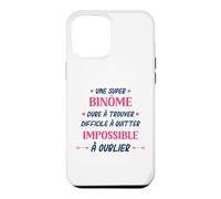 Humour Binôme Femme Super Binôme Coque pour iPhone 12 Pro Max