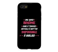 Humour Binôme Femme Super Binôme Coque pour iPhone SE (2020) / 7/8