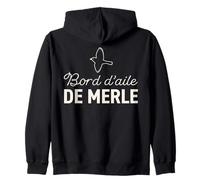 Humour Bord d’Aile de Merle Jeu de Mot Bordel Sweat à Capuche