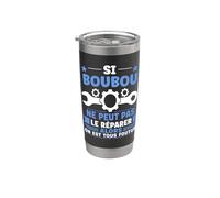 Humour boubou Ne Peut Pas Le Réparer Bricolage Prénom boubou Gobelet isotherme en acier inoxydable double paroi