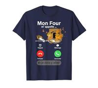 Humour Boulanger Homme Cadeau Papa Boulangerie Papy Papi Tee T-Shirt, Homme, Bleu Marine, S