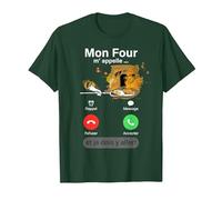 Humour Boulanger Homme Cadeau Papa Boulangerie Papy Papi Tee T-Shirt, Homme, Vert Forêt, S