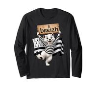 Humour Bretagne Hermine et Drapeau Breton Breizh Manche Longue