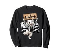 Humour Bretagne Hermine et Drapeau Breton Breizh Sweatshirt