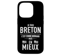Humour Breton, C'est comme Normand mais en Mieux BZH Coque pour iPhone 14 Pro
